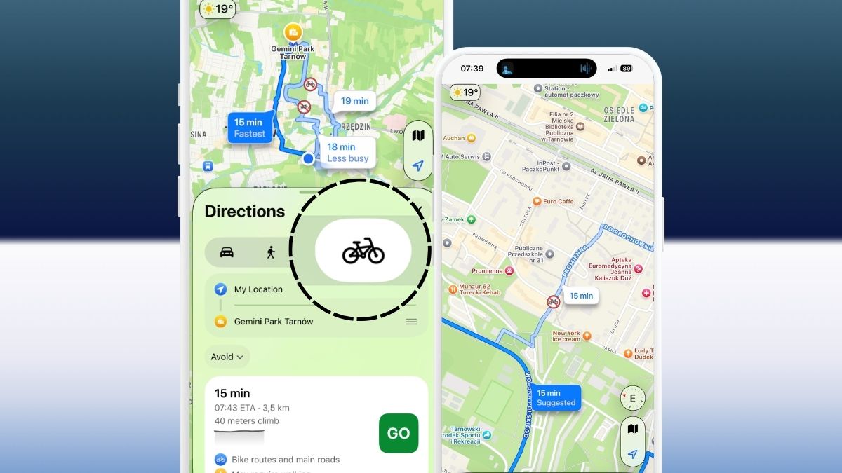 Mapy Apple dla rowerzystów już w Polsce. Znamy szczegóły