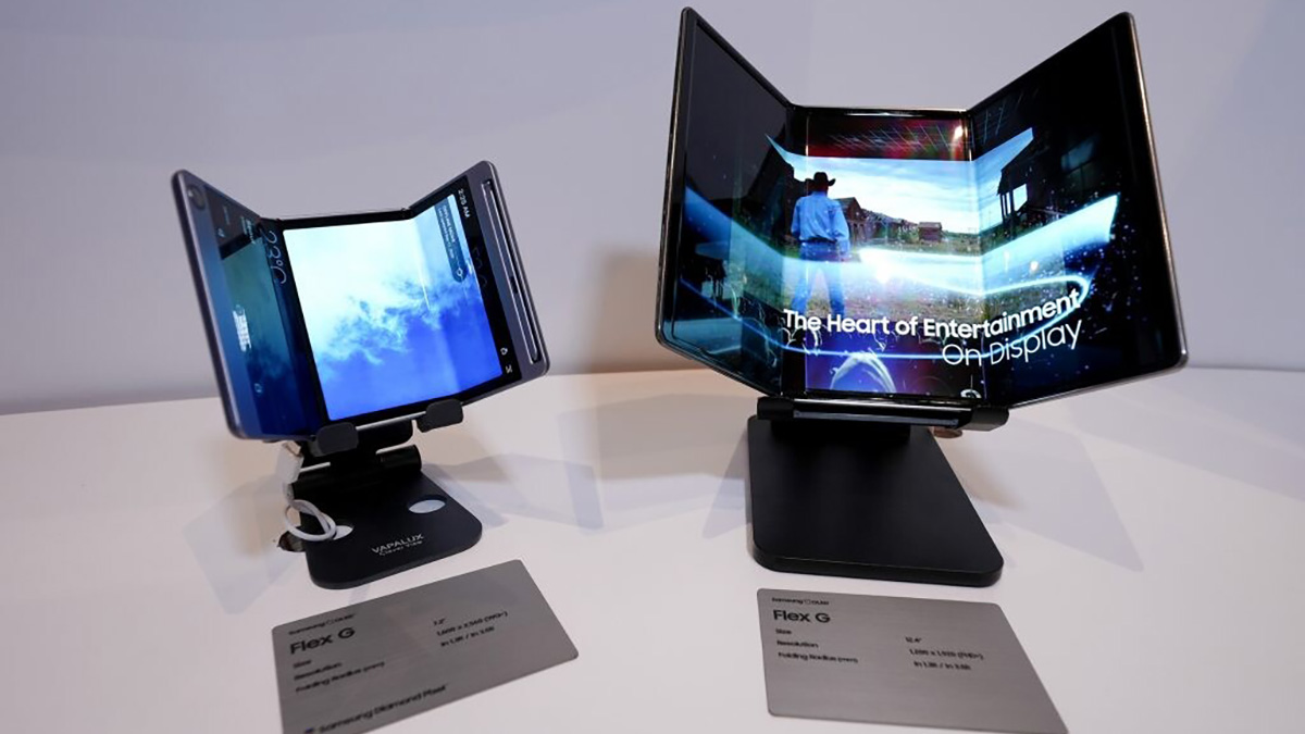 podwójnie składany smartfon Samsunga
