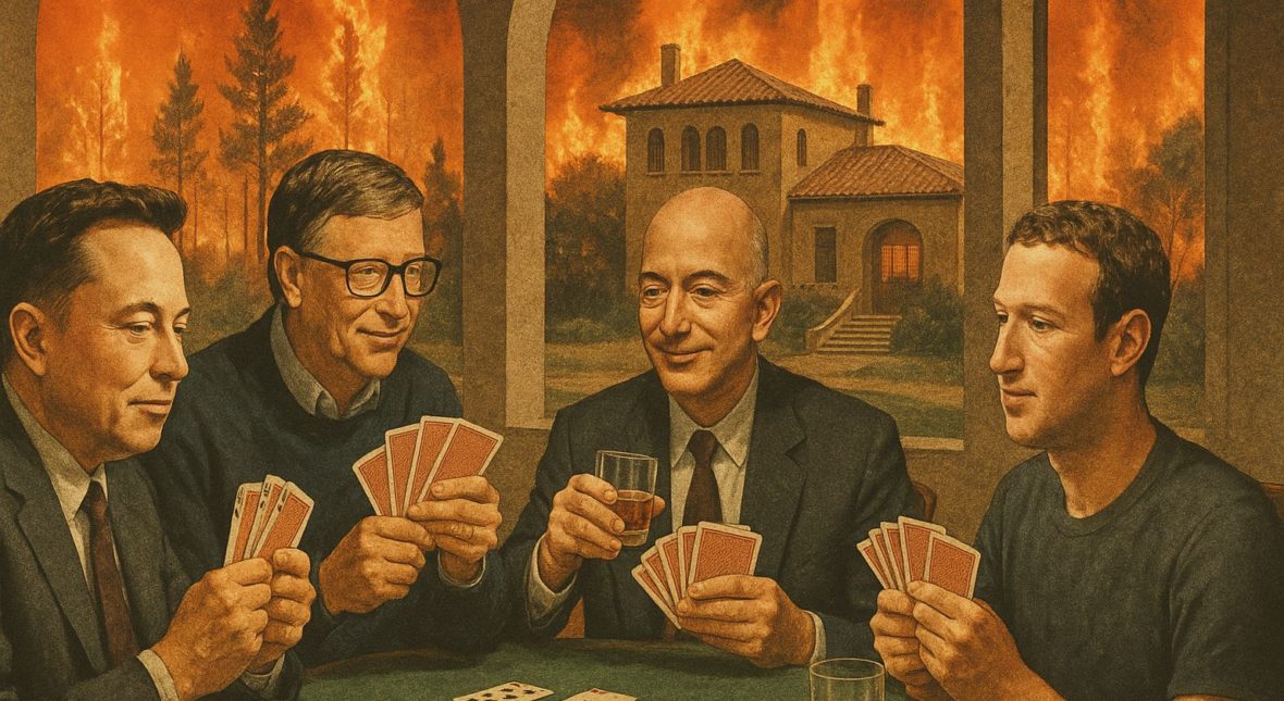 A co jeśli Musk i Zuckerberg grają naszym światem jak talią kart?