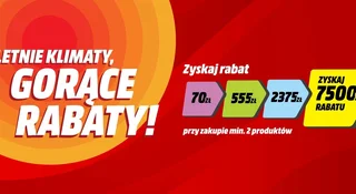 MediaMarkt odda ci nawet do 7500 zł. Tak działają letnie rabaty