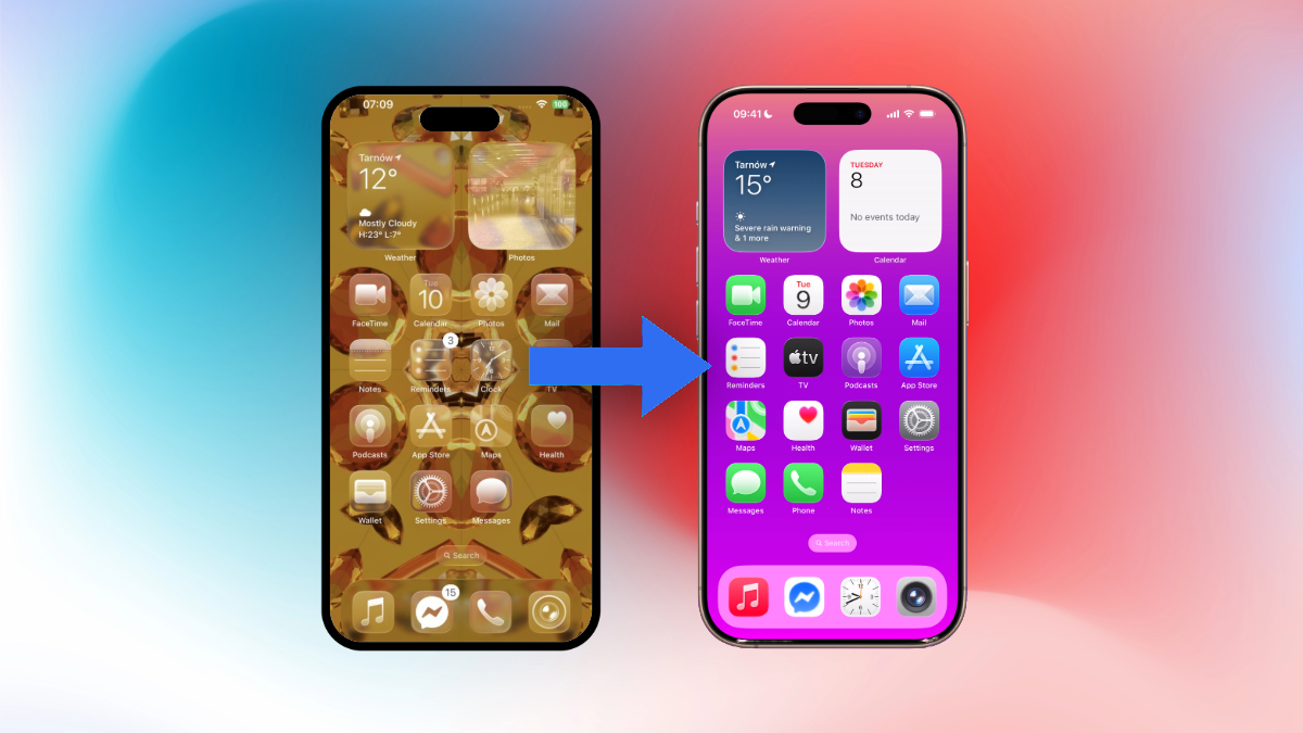 Liquid Glass w iOS 26 to już oszronione szkło. Apple się poddał