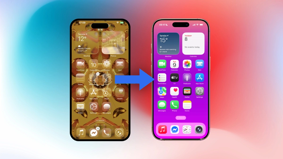 Liquid Glass w iOS 26 to już oszronione szkło. Apple się poddał
