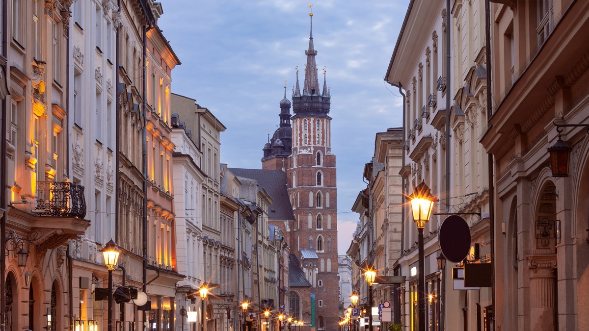 krakow turysci