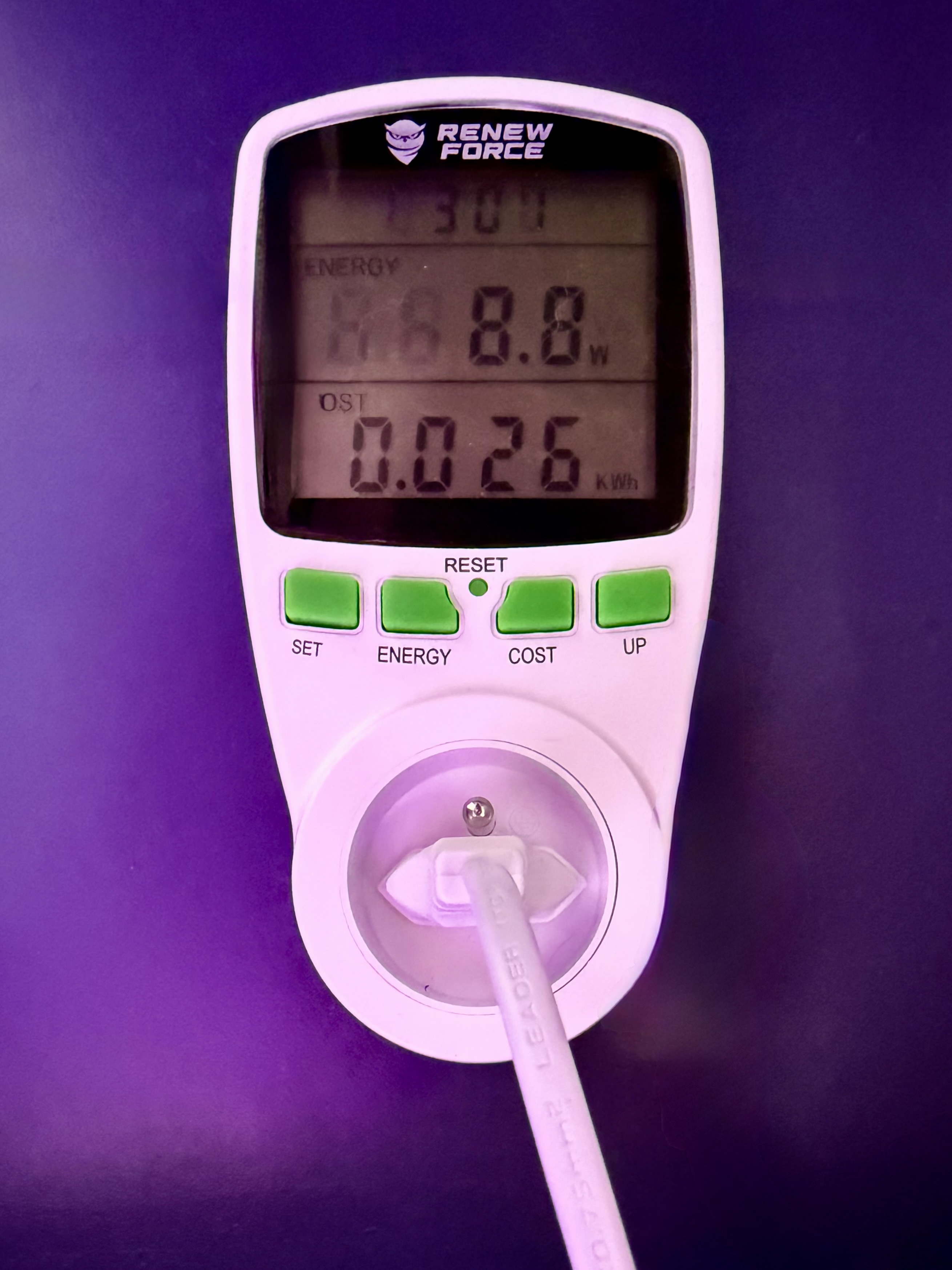 lampa do roślin ile kosztuje pobór prądu miernik energii