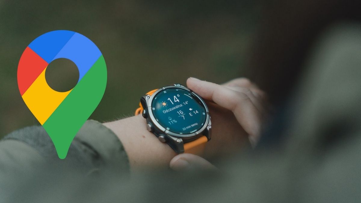 Garmin zegarki mapy google