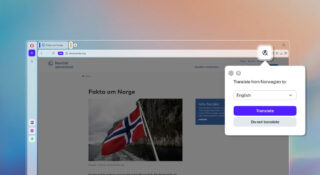 Opera 120 Split Screen translator
