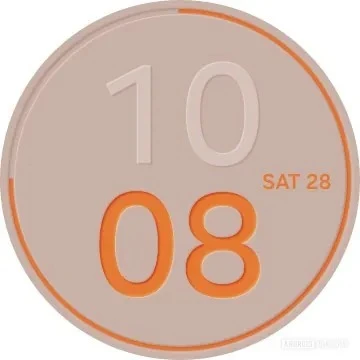 Minimal Digital Watch Face