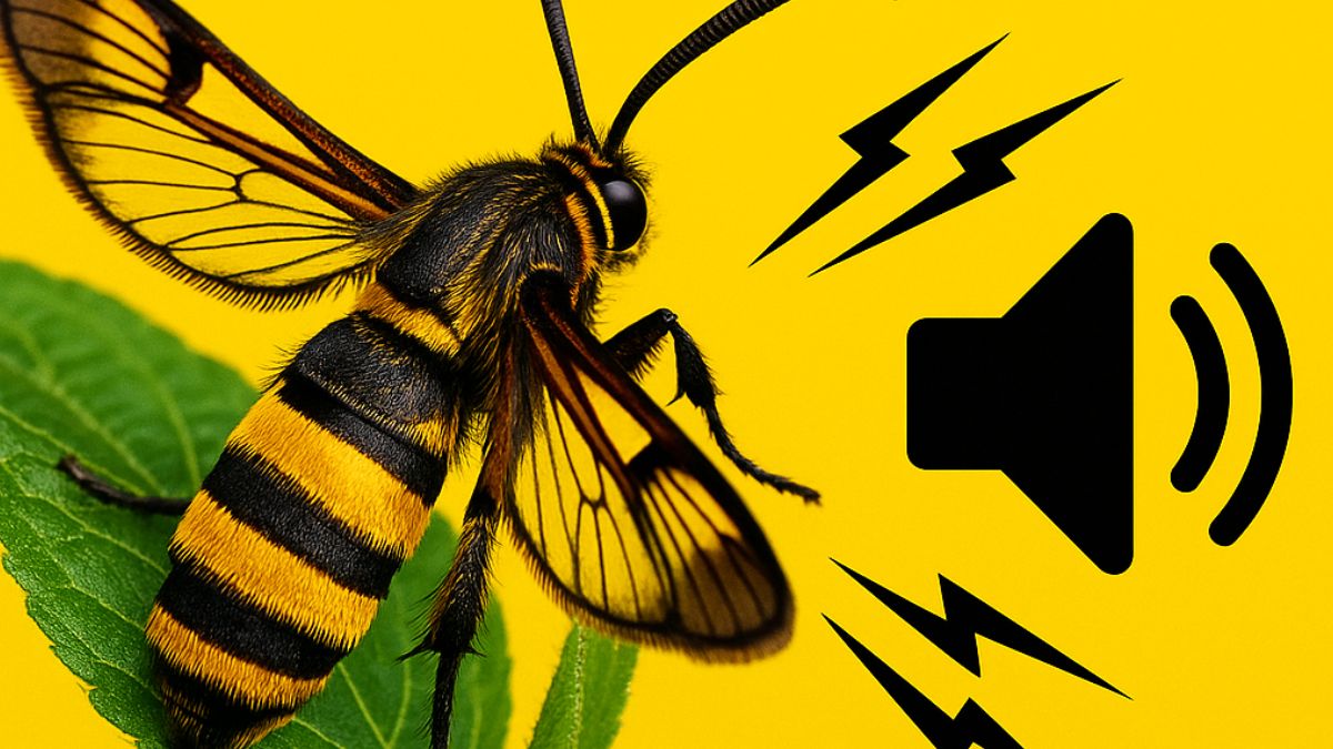 Motyl czy osa? Przeziernik osowiec oszukuje nie tylko wyglądem, ale i dźwiękiem