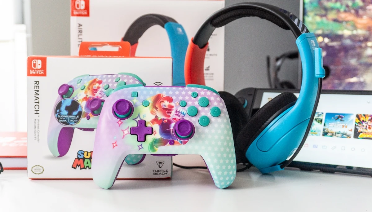 Pad świeci nocą, a słuchawki są taniutkie. Test nowości Turtle Beach dla fanów Nintendo