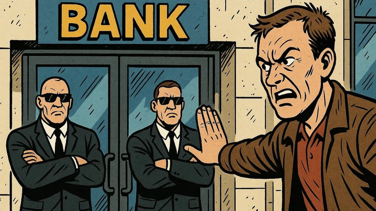 Mój bank zabezpieczył się przede mną. Nigdy tak szybko nie wypowiedziałem umowy