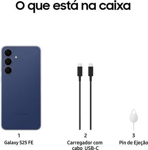 Zawartość opakowania Galaxy S25 FE (Media Markt Portugal, przez Nieuwe Mobiel)