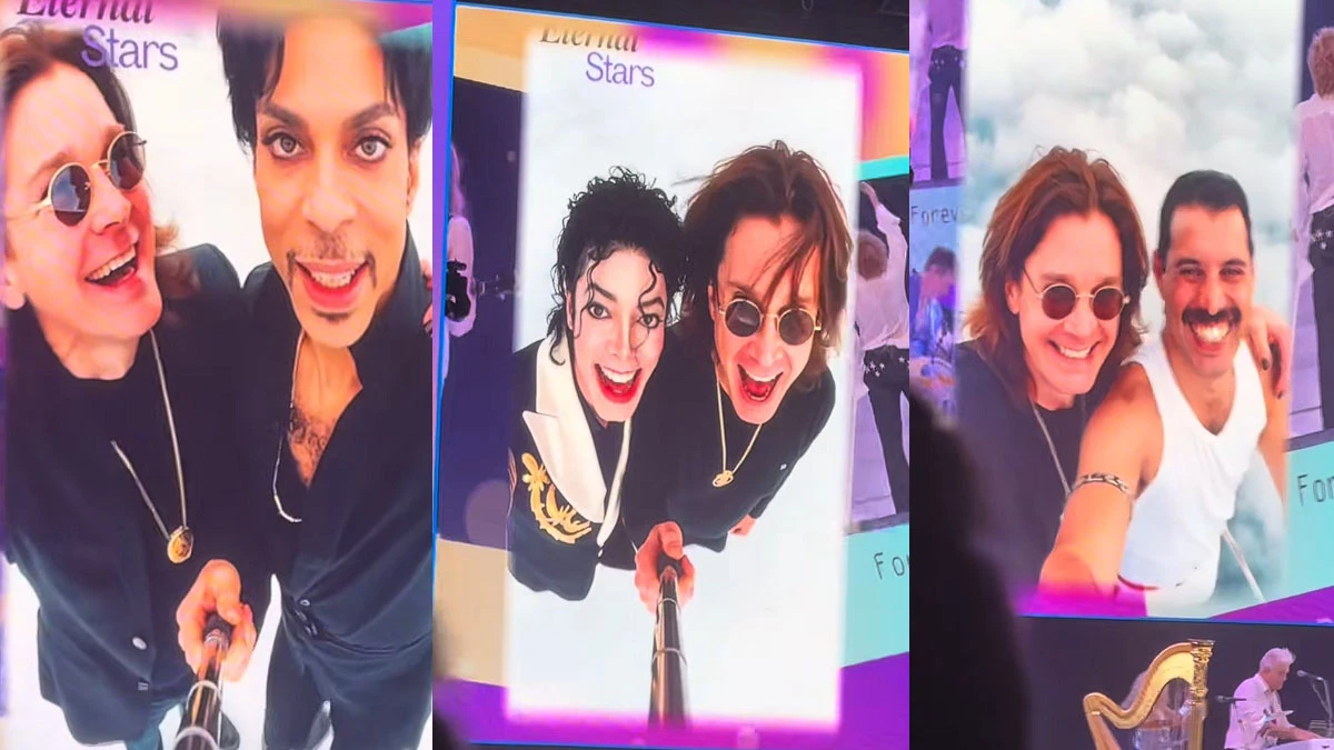 Rod Stewart uczcił pamięć Ozzy'ego Osbourne'a pokazując dziwaczny filmik wygenerowany przez AI