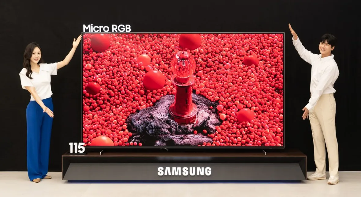 Image for Samsung ma telewizor Micro RGB. Takich kolorów wcześniej nie było