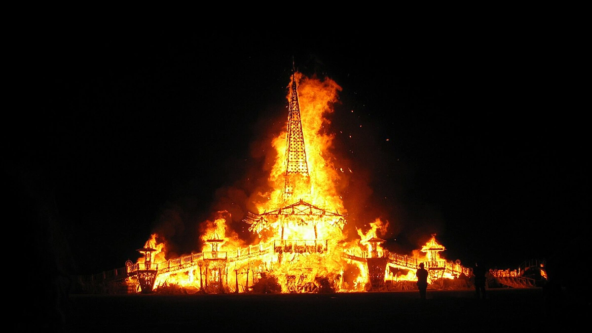 Starlink Burning Man