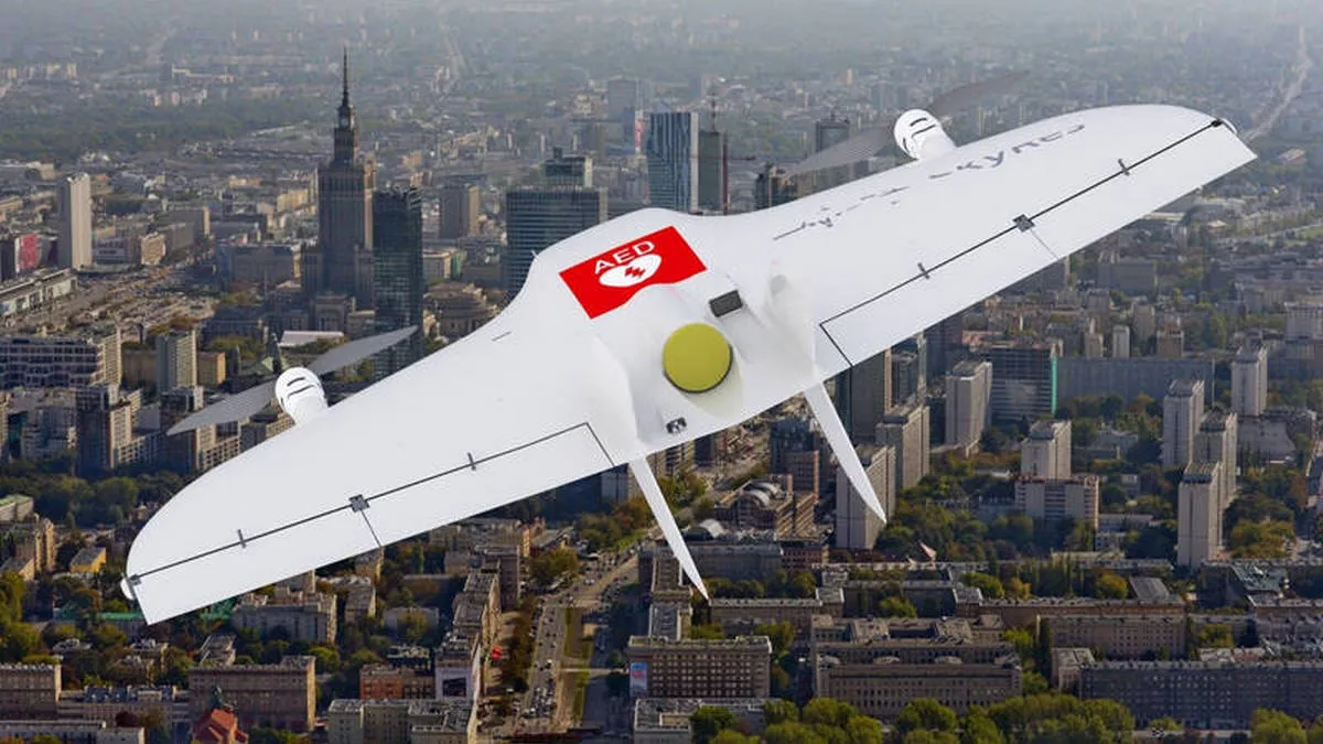 Ten dron ratunkowy dotrze na miejsce szybciej niż karetka. To dzieło polskich studentów