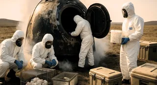 Myszy i bakterie wróciły z kosmosu