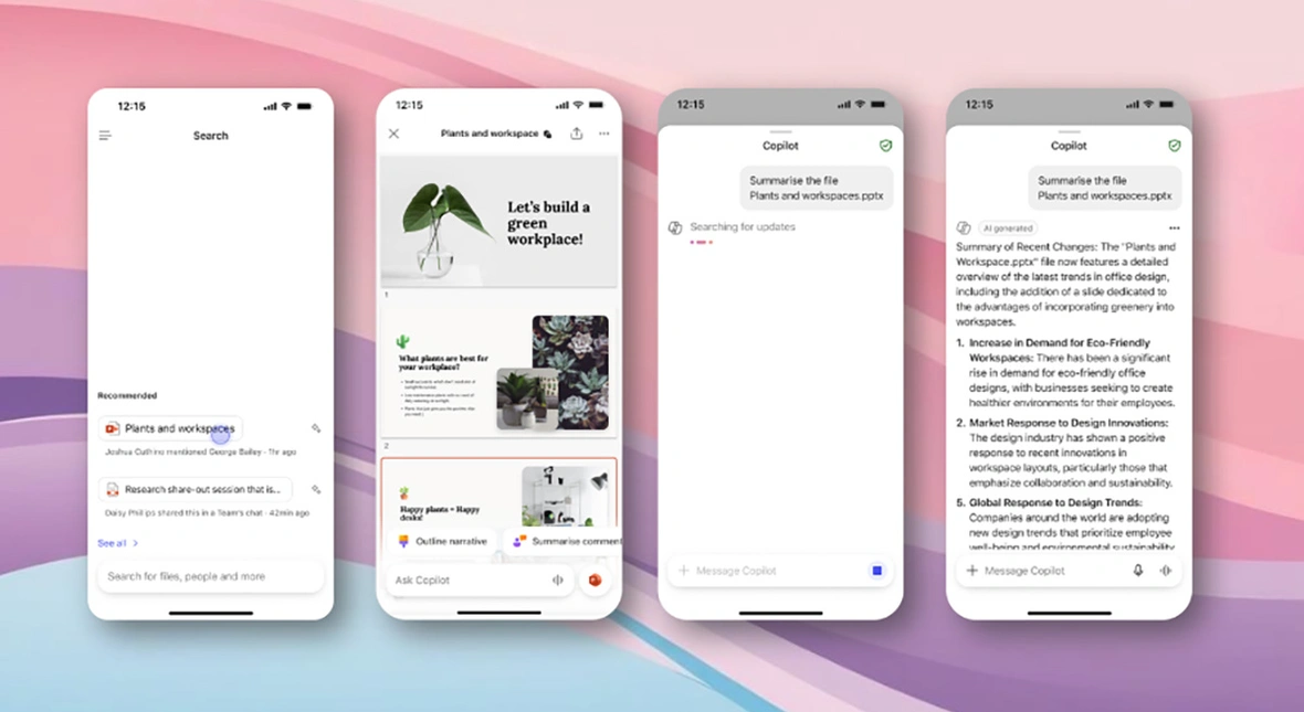 Microsoft 365 iPhone Android