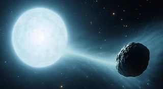 Ta gwiazda zjada planetę jak popcorn