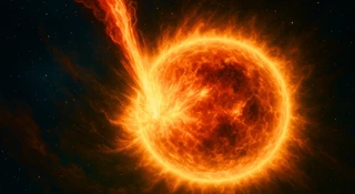 Zarejestrowano erupcję gwiazdy. To może wyjaśnić życie