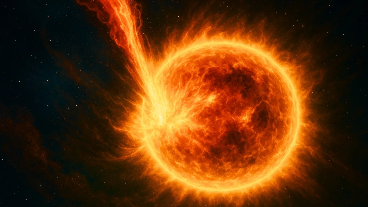 Zarejestrowano erupcję gwiazdy. To może wyjaśnić życie