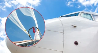 To nie ptak, to nie dron. Balon roztrzaskał szybę w Boeingu