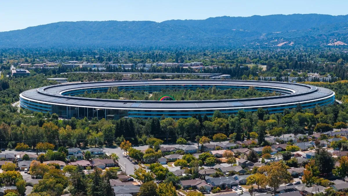 Dolina krzemowa Apple park