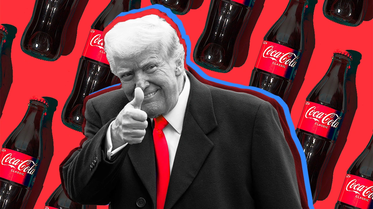 Coca-Cola dokonała pożądanej przez Trumpa zmiany składu