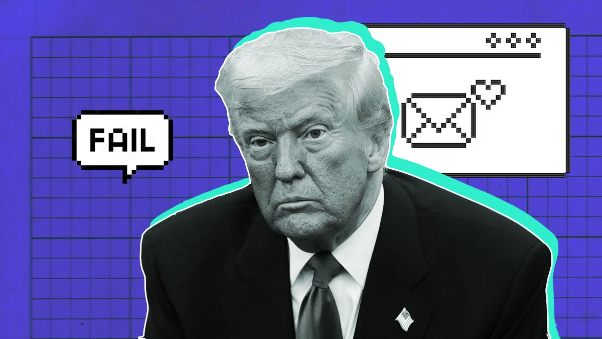 Donald Trump wysłać wiadomość prywatną, opublkował posta