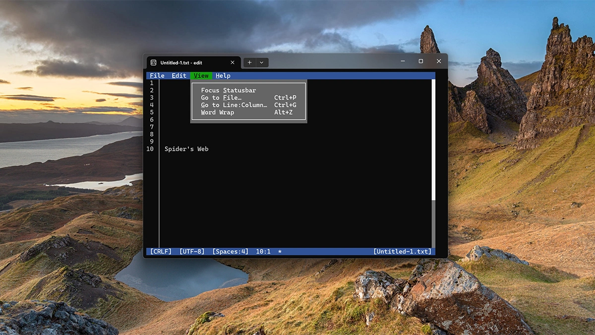 Edit CLI Windows