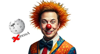 Elon Musk zrobił własną Wikipedię. Kradnie i kłamie