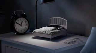Ikea łóżko dla smartfona
