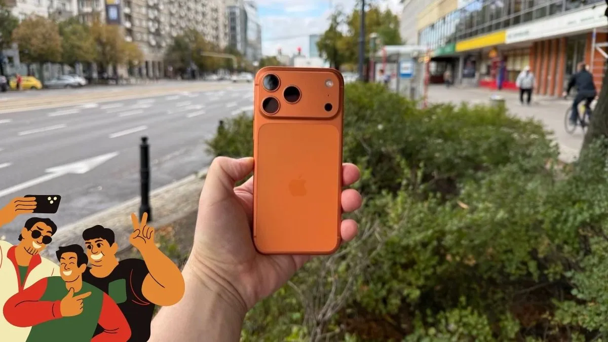iPhone 17 Pro Max selfie