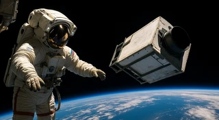 Rosyjscy kosmonauci wyrzucili kamerę z ISS