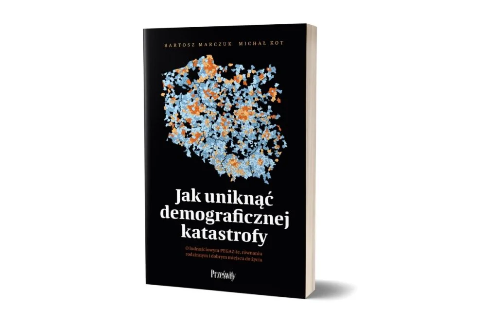 Okładka książki &quot;Jak uniknąć demograficznej katastrofy&quot; fot. Wydawnictwo Prześwity 