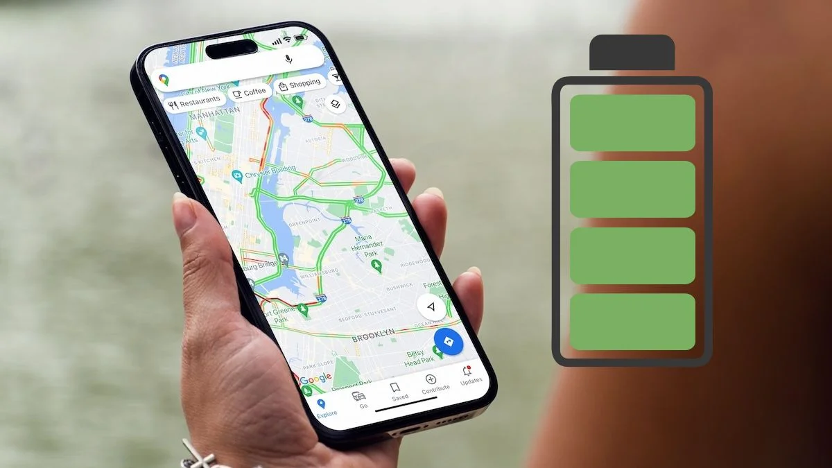 Mapy Google z trybem oszczędzania energii