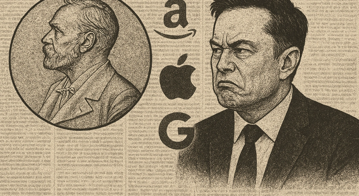 Akademicy rozdają Nobla za postęp. Tymczasem Musk właśnie go psuje