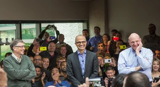 Satya Nadella kontra Donald Trump Microsoft