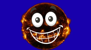 NASA sfotografowała demoniczny grymas Słońca