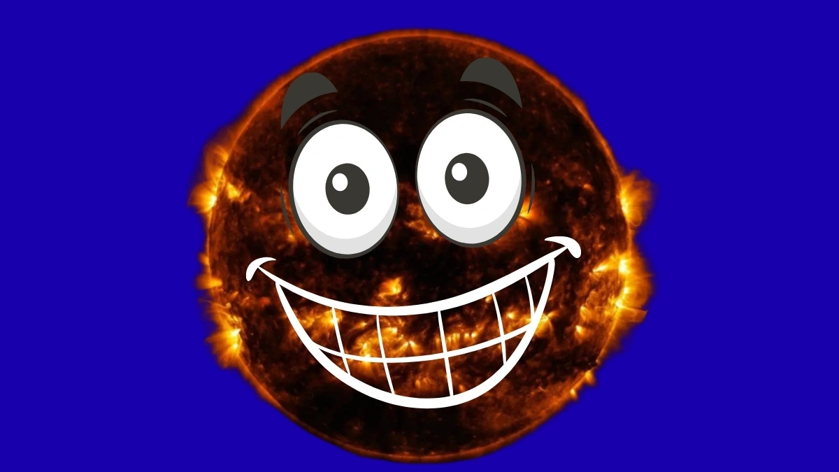 NASA sfotografowała demoniczny grymas Słońca