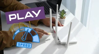 Światłowód Play szybszy promo