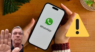 WhatsApp ostrzeżenie