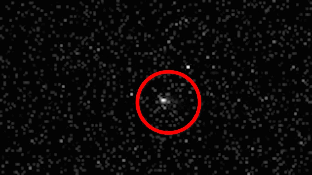 Chińska sonda Tianwen 1 krążąca wokół Marsa sfotografowała międzygwiezdną kometę 3I/Atlas podczas jej bliskiego przelotu obok Czerwonej Planety.