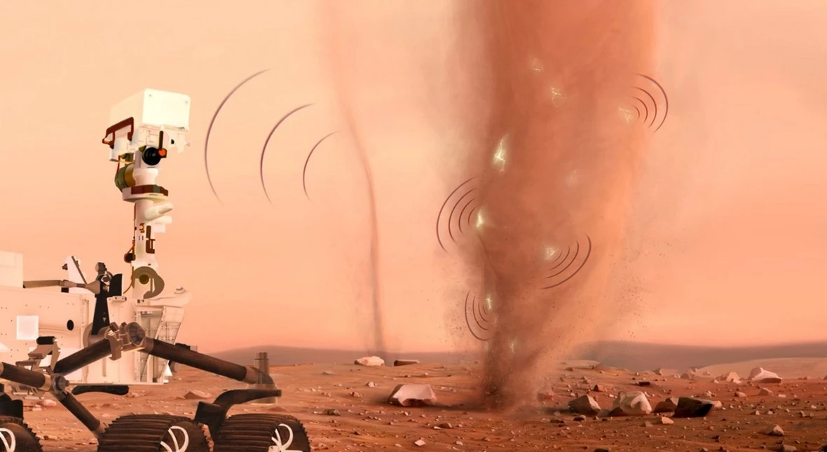 Image for Marsjańskie diabły pyłowe mają sekret. Usłyszeliśmy je pierwszy raz w dziejach