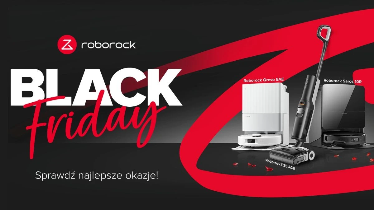 Tegoroczny Black Friday startuje wcześniej – roboty Roborock nawet 49 proc. taniej