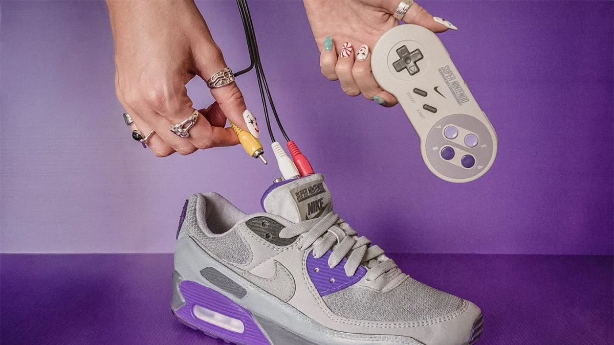 Buty Nike Air Max 90 ze wbudowaną konsolą Nintendo