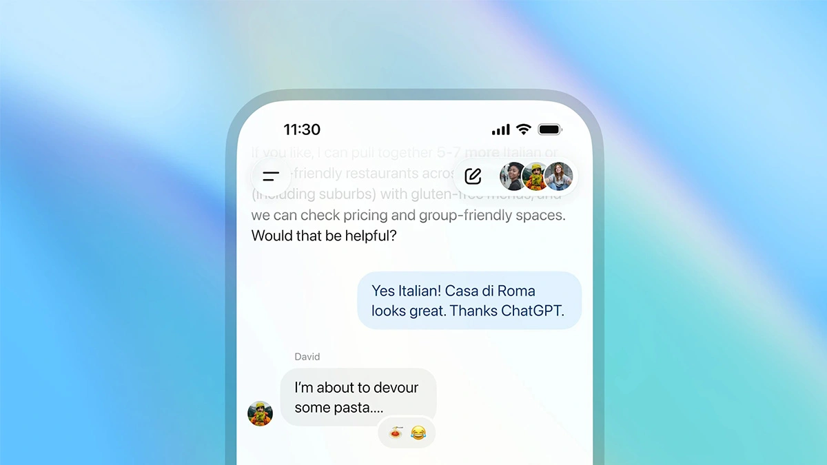 ChatGPT czaty grupowe