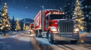 Świąteczna reklama Coca-Coli wygenerowana przez AI