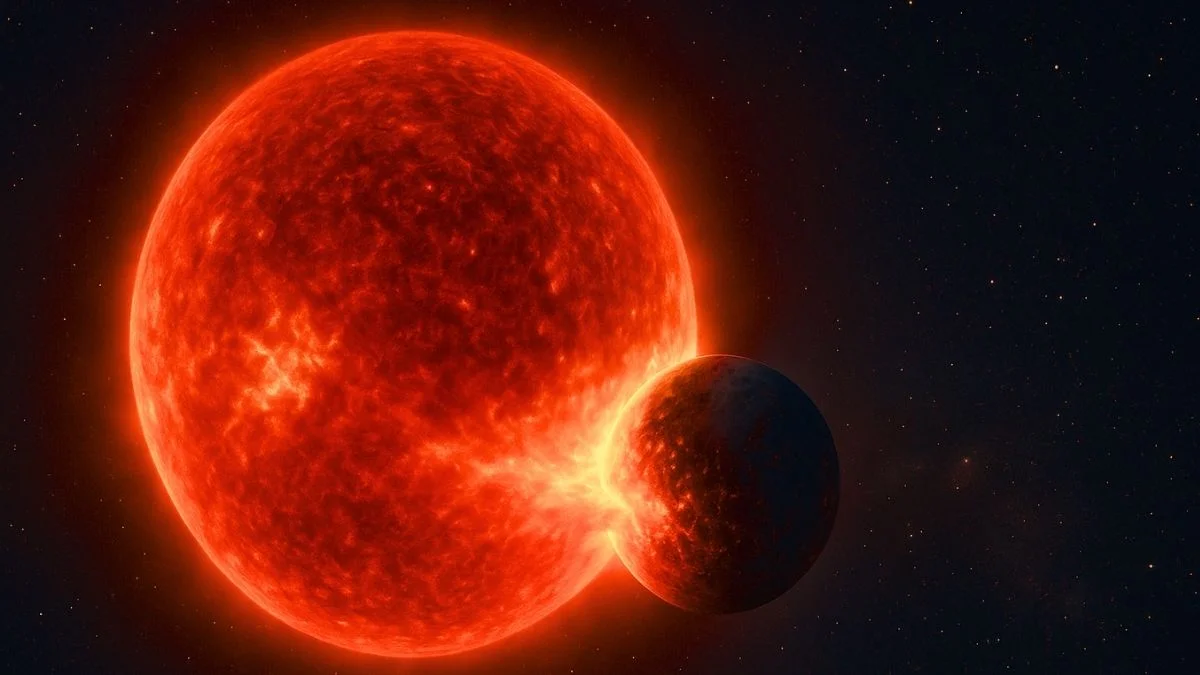 Ta gwiazda kręci się za szybko. Winna może być zjedzona planeta