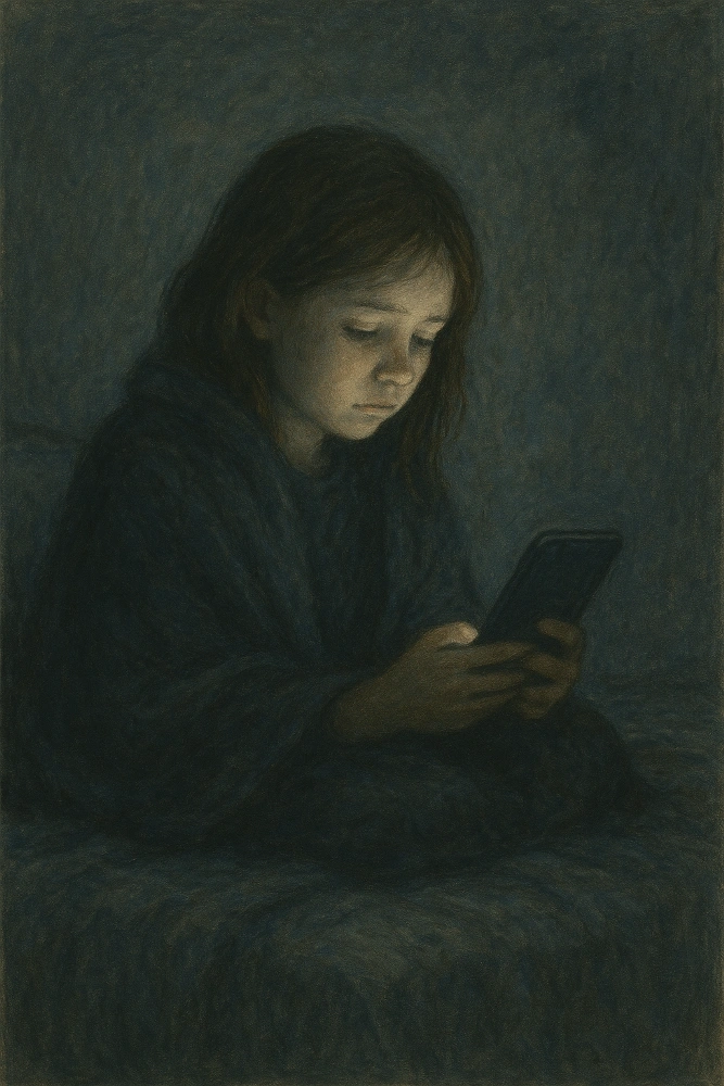 Setki tysięcy dzieci w Polsce jest samotnych. Nie mają nikogo do kogo mogłyby zwrócić się w trudnej sytuacji. Fot. Ilustracja wygenerowana przez ChatGPT 