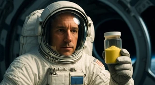 Astronauci będą jeść bakterie karmione moczem